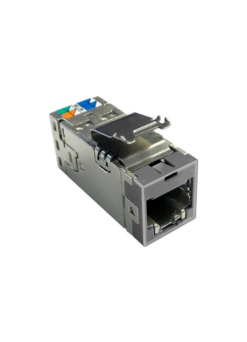 CommScope NETCONNECT AMP-TWIST SLX Series Modular Jack, category 6A, shielded , 4 Pair, without dust cover, gray