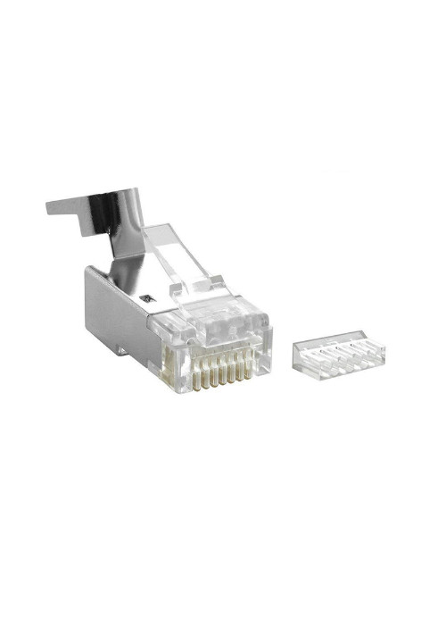 Cat6A & Cat7 SFTP Shielded Connector 8 Pin Plug 50 PCS