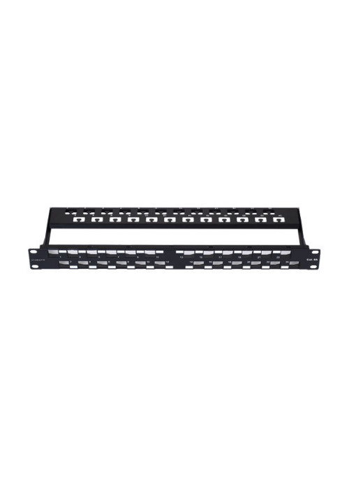 Vivanco Cat6A 24port PatchPanel (Unshielded, Unloaded)