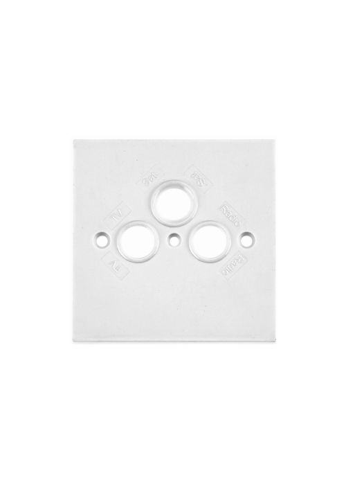 Triax face plate, 3 hole (303697)
