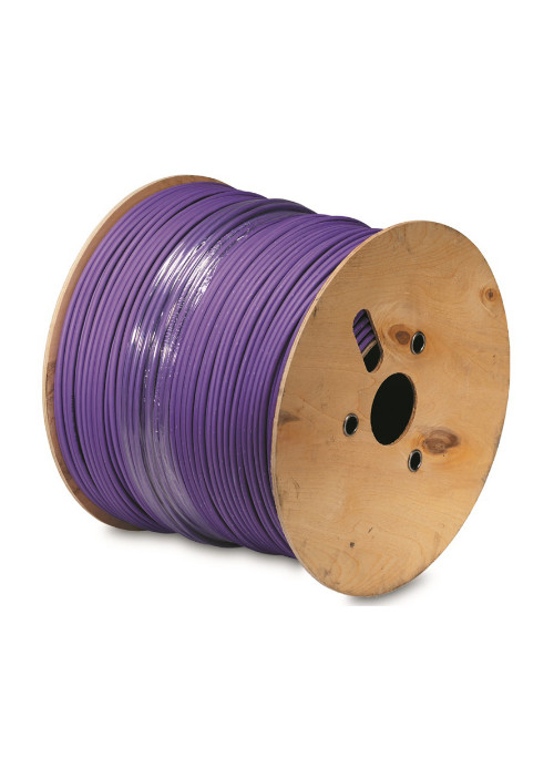 Vivanco Cat6A 4pair U/UTP Cable(Extreme) (305m,Unshielded,LSZH,Purple)