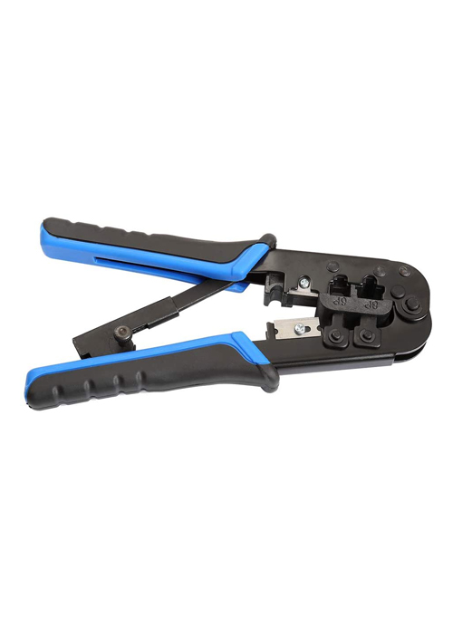 Rj45 Crimp Tool, 8P/RJ45 6P/RJ12 RJ11 Cat5e Cat6 Crimping Tool, Cut, Strip Tool