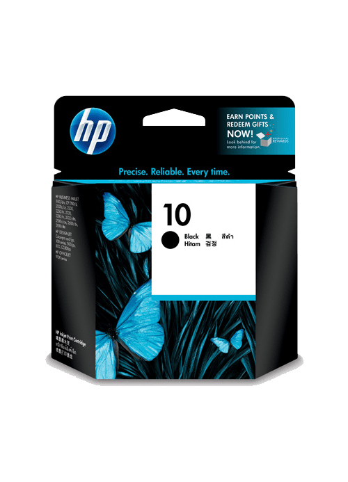 HP - 10 Black Original Ink Cartridge