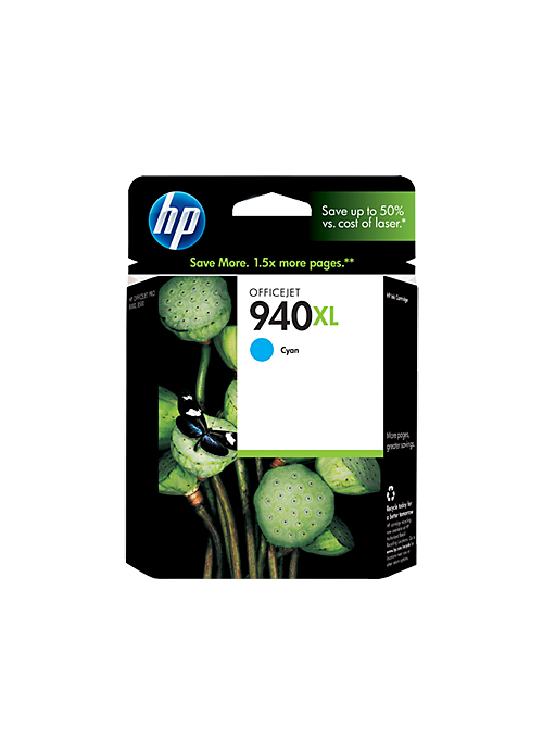 HP - 940XL High Yield Cyan Original Ink Cartridge