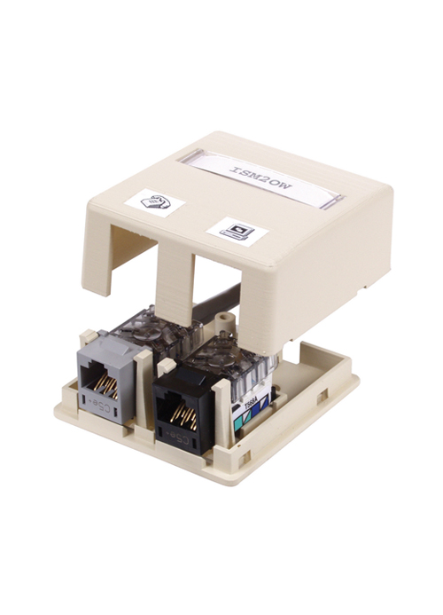 Hubbell - Box, Surface Mount Ism 2 Port