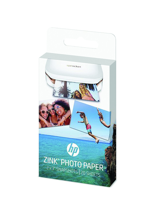HP - ZINK™ Sticky-backed Photo Paper-20 sht/5.8 x 8.7 cm - Arabic Visual