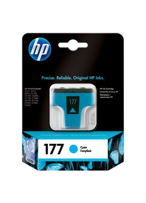 HP - 177 Cyan Original Ink Cartridge