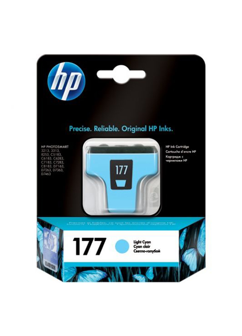 HP - 177 Light Cyan Original Ink Cartridge