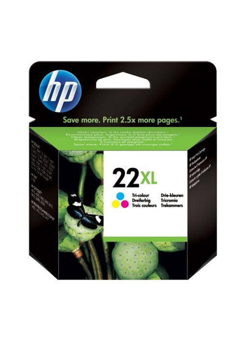 HP - 22XL High Yield Tri-color Original Ink Cartridge