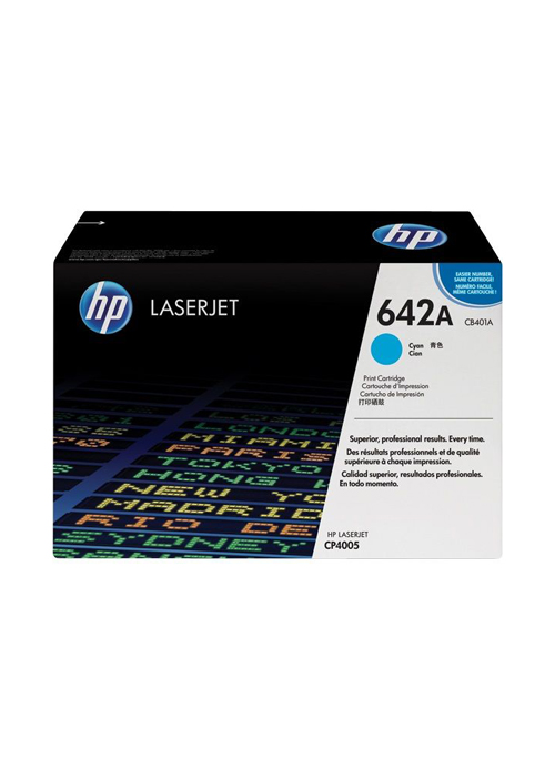 HP 642A Cyan Original LaserJet Toner Cartridge