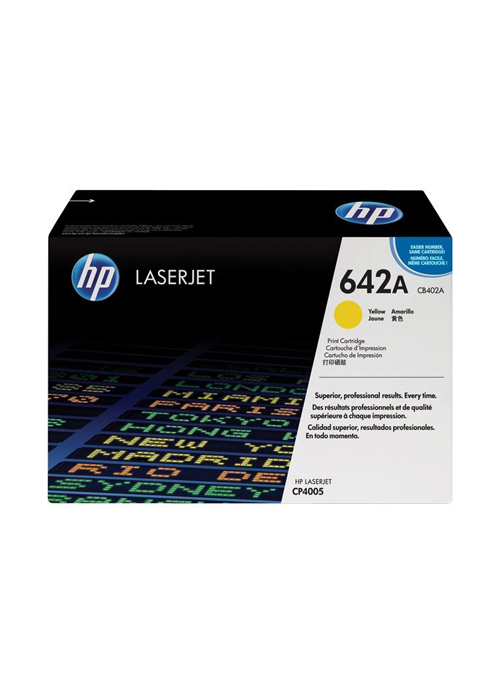 HP 642A Yellow Original LaserJet Toner Cartridge