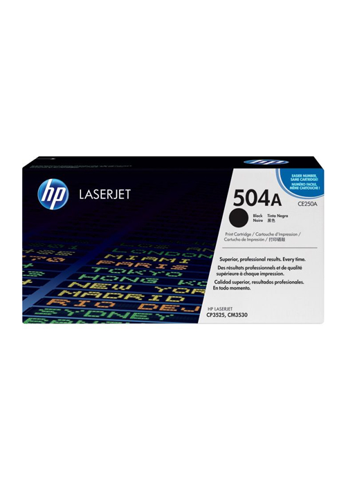 HP 504A Black Original LaserJet Toner Cartridge