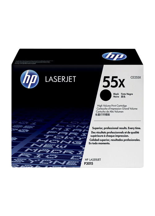 HP - 55X High Yield Black Original LaserJet Toner Cartridge