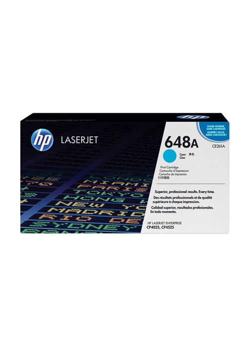 HP - 648A Cyan Original LaserJet Toner Cartridge