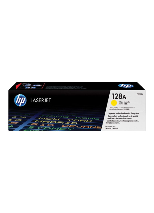 HP 128A Yellow Original LaserJet Toner Cartridge