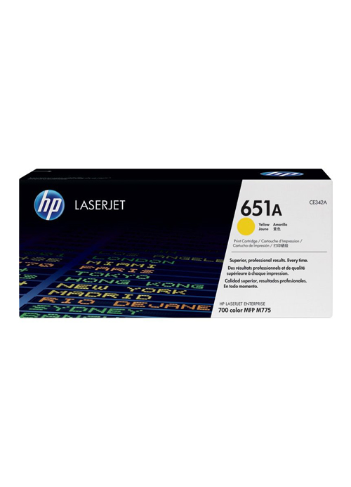 HP 651A Yellow Original LaserJet Toner Cartridge