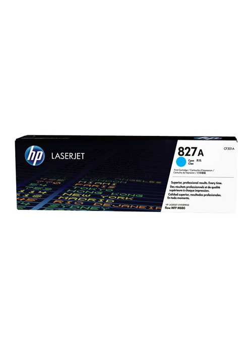 HP - 827A Cyan Original LaserJet Toner Cartridge