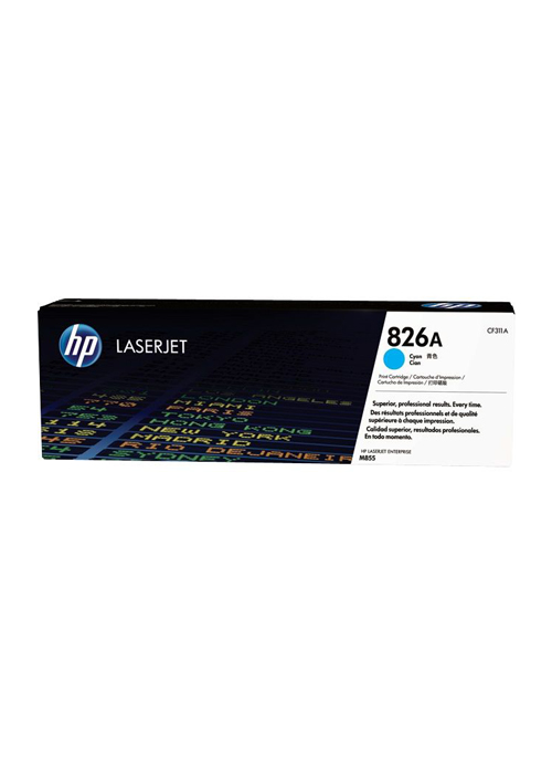 HP 826A Cyan Original LaserJet Toner Cartridge