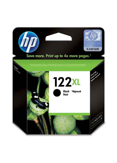 HP - 122XL High Yield Black Original Ink Cartridge
