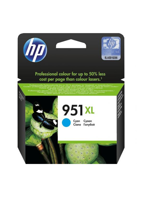 HP - 951XL High Yield Cyan Original Ink Cartridge