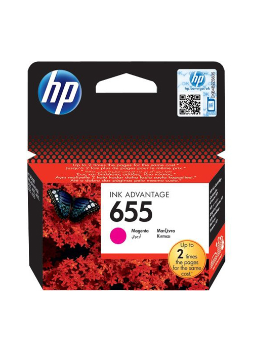 HP - 655 Magenta Original Ink Advantage Cartridge