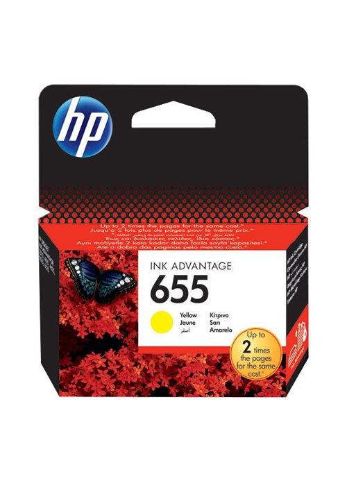 HP - 655 Yellow Original Ink Advantage Cartridge