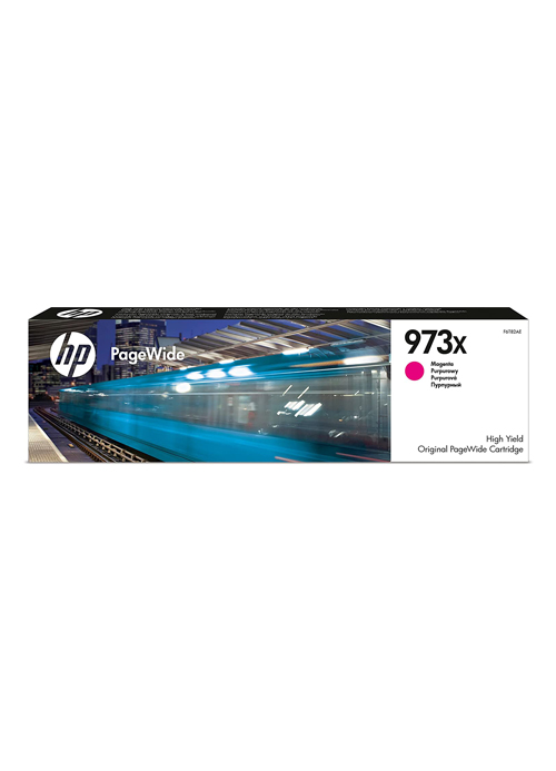 HP 973X High Yield Magenta Original PageWide Cartridge