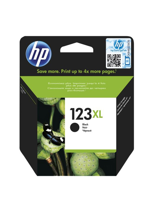 HP - 123XL High Yield Black Original Ink Cartridge