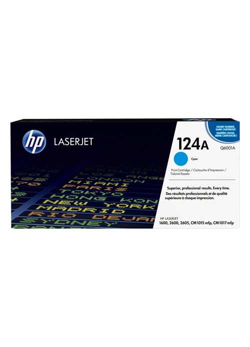 HP 124A Cyan Original LaserJet Toner Cartridge