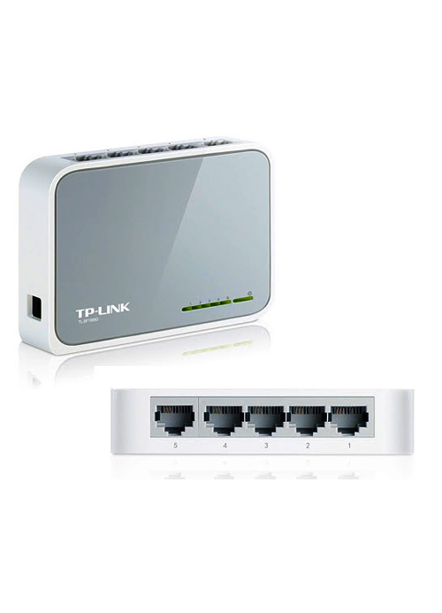 Switch TP-Link 5 puertos TL-SF1005D 10/100Mbps. - Mesajil