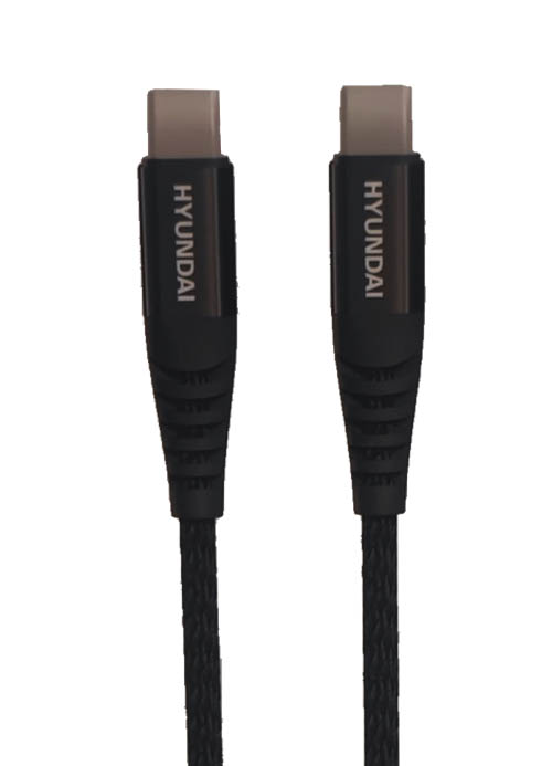 HYUNDAI - 1M Length Type-C To Type-C Cable - ekhalas