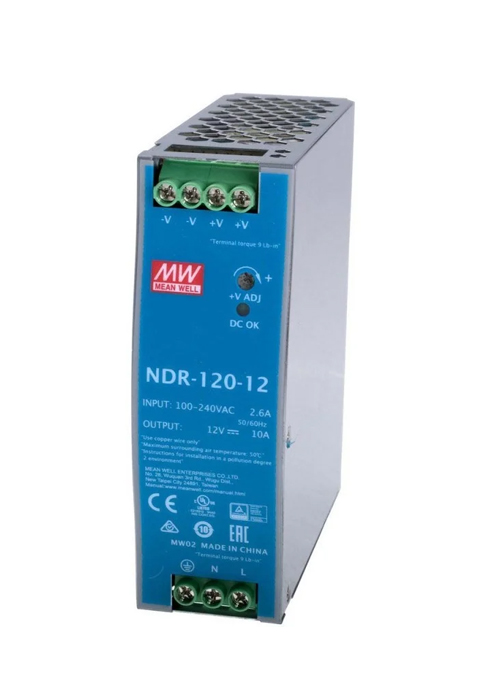 OTS - 120W/2.5A 48VDC DIN-Rail Power Supply with Input/Output