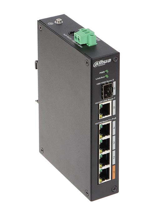 DAHUA - Switch Dahua Pfs3106 4Et 60 4 Port Poe Unmanaged - ekhalas