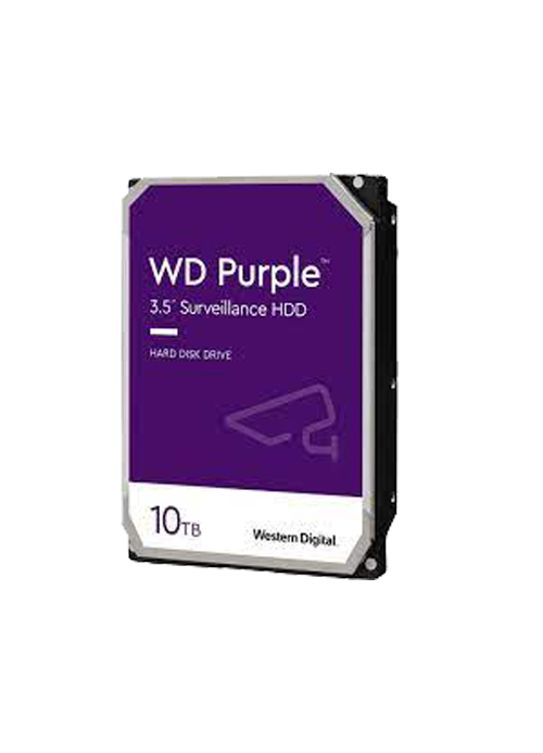 WD - Purple WD101PURP 10TB 7200 RPM 256MB Cache SATA 6.0Gb/s 3.5'' Internal Hard Drive