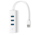 TP-Link - USB 3.0 3-Port Hub & Gigabit Ethernet Adapter ,Ekhalas