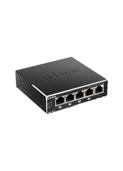 D-Link 5-Port Desktop Gigabit PoE+ Switch - ekhalas