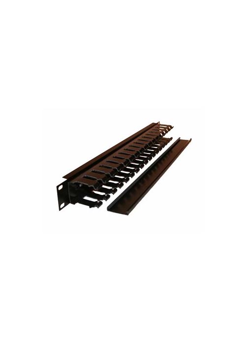 Belden - Cable Manager-1U 19" CABLE ORGANIZER-BLACK