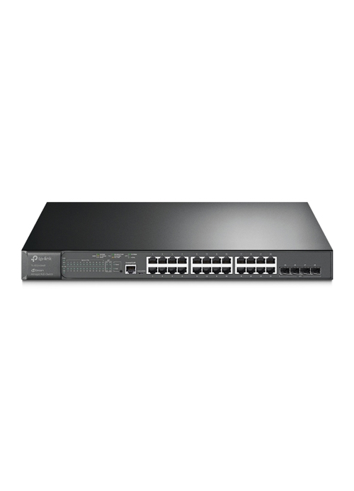  TP-Link - JetStream 28-Port Gigabit L2+ Managed Switch with 24-Port PoE+