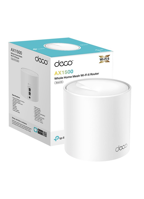 Tp-Link - Deco X10 (AX1500) Whole Home Mesh (1-pack)