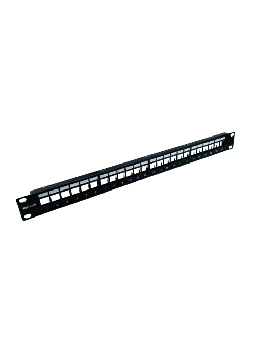 CABCOMM - STP Patch Panel 24 Port Unloaded with Cable Management