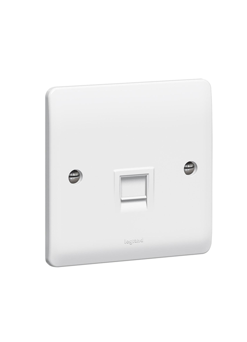 LEGRAND - 732056 Synergy RJ45 Cat6 Data Socket – Single, White