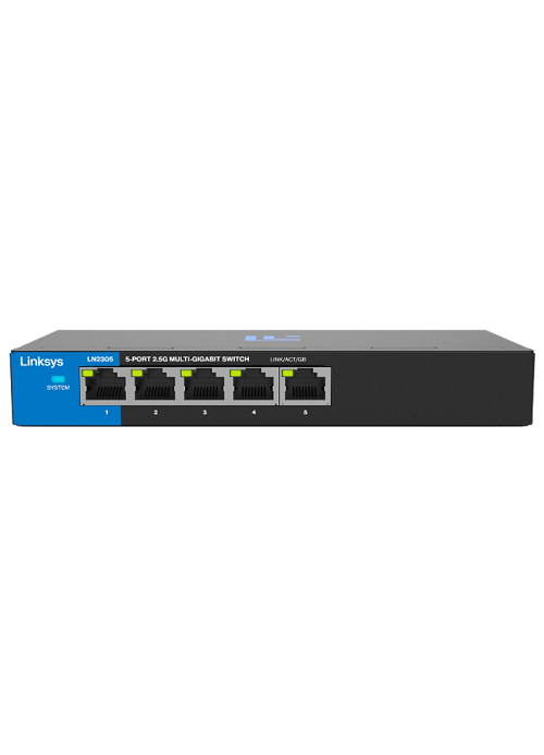 Linksys - LN2305-KE 5-Port 2.5G Multi-Gigabit Unmanaged Switch