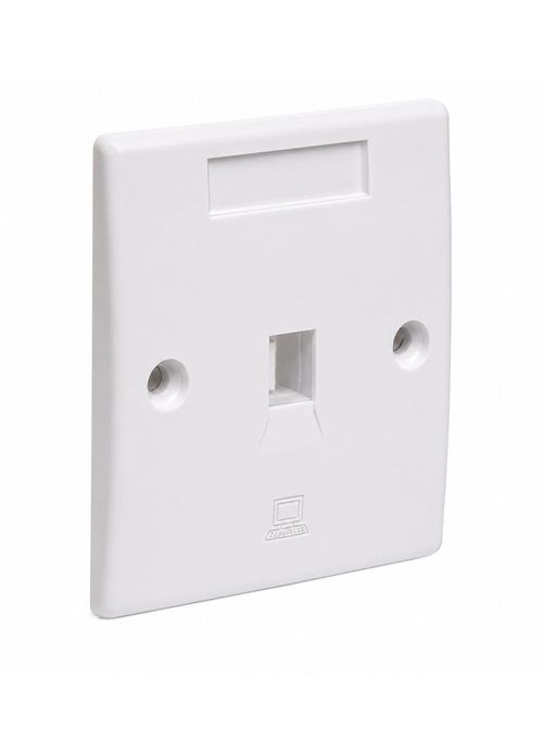 Corning - Faceplate 1 Port White
