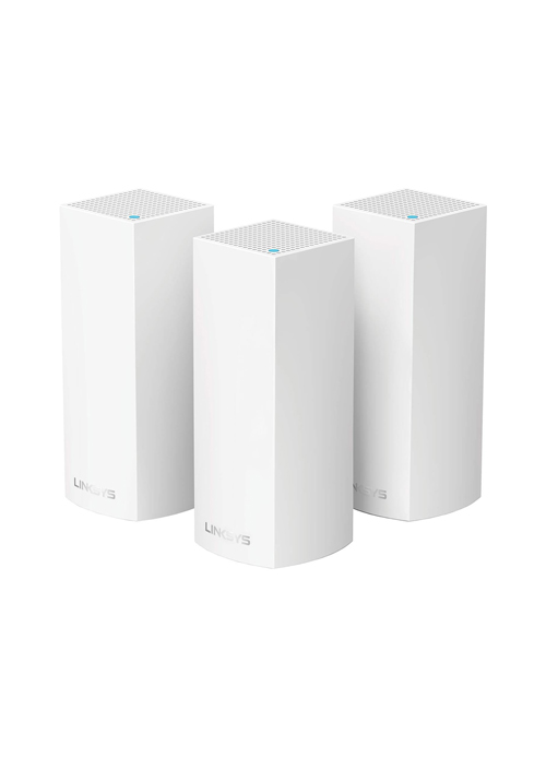 Linksys - Velop WHW0303 AC6600 Tri-Band Whole Home Mesh WiFi System – Pack of 3