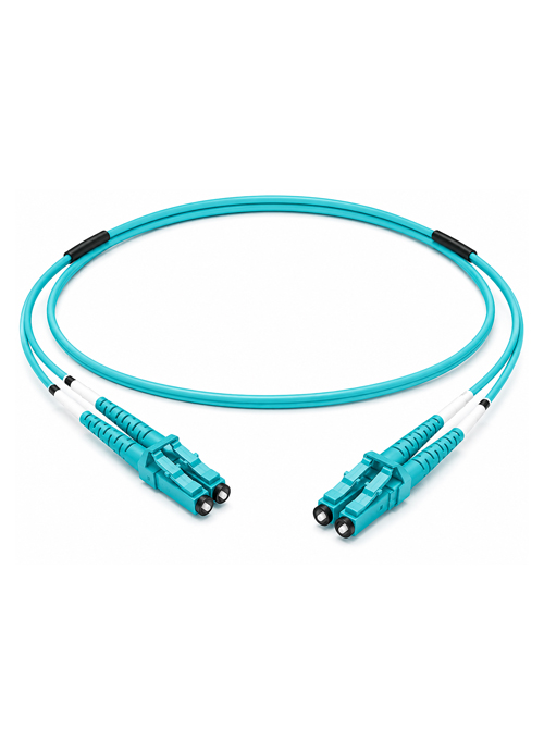 DATWYLER - Duplex Fiber Optic Patch Cable LCD-LCD OM3 50/125µm LSZH (Turquoise)