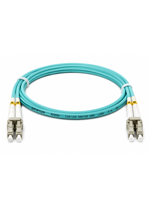 DATWYLER - 423333 Duplex Fiber Optic Patch Cable LC-Duplex to LC-Duplex