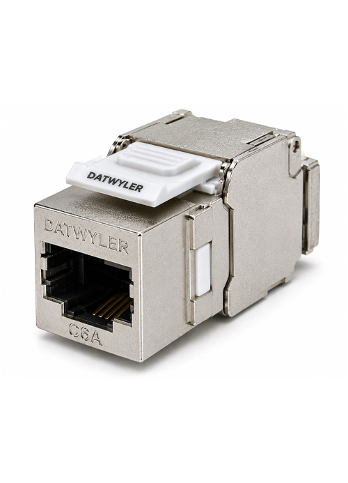 DATWYLER - 440005 Cat.6A Shielded RJ45 Keystone Module – Toolless 10G Ethernet Jack