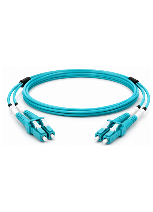 DATWYLER - 653512 Duplex Fiber Optic Patch Cable LC-LC OM4 50/125µm LSZH
