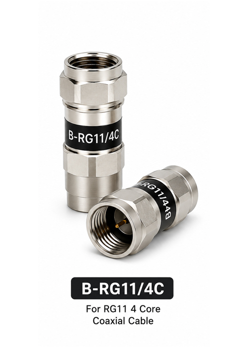 BUINE NETWORKS - RG11 Compression Connector (B-RG11/4C)