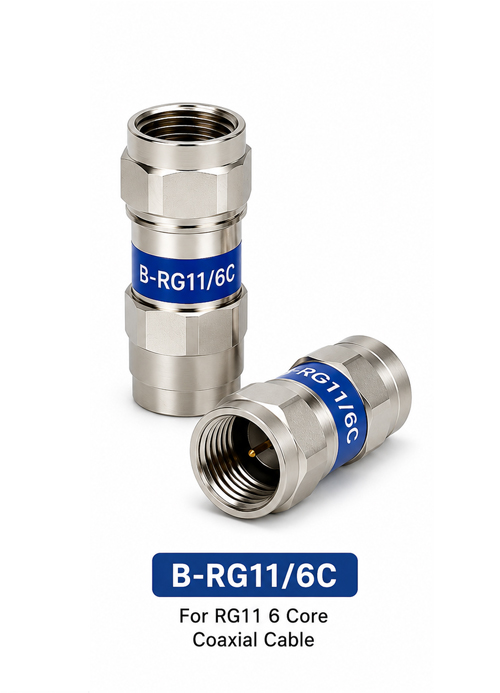 BUINE NETWORKS - RG11 Compression Connector (B-RG11/6C)